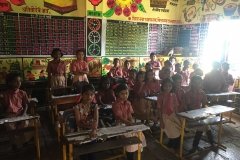 Classroom with new interactive teaching tools