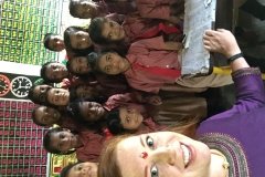 Erica with girls and with necklace of women