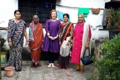 Erica with women entrepreneues and Mrs. Parekh